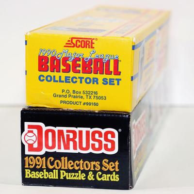 1990 Score + 1991 Donruss Baseball Cards Sets - 2 Boxes Lot #612-48