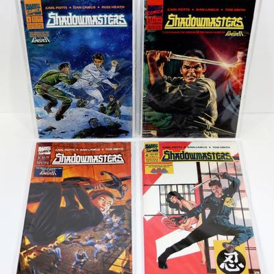Marvel's Shadowmasters #1-4 Complete Mortal Combat Comics Lot #612-15