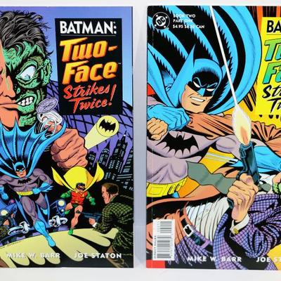 DC Comics BATMAN Two-Face Strike Twice! #1-2 Complete Set Lot #612-30