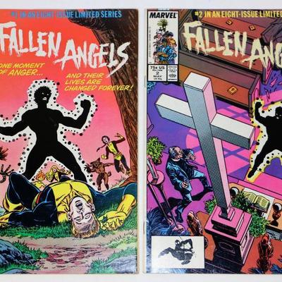 Fallen Angels #1 2 3 6 8 Marvel Comics Lot #529-62
