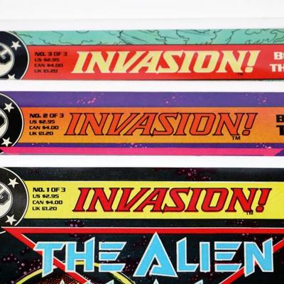 DC Comics Invasion! The Alien Alliance #1-3 Complete Mini-Series Lot #612-26