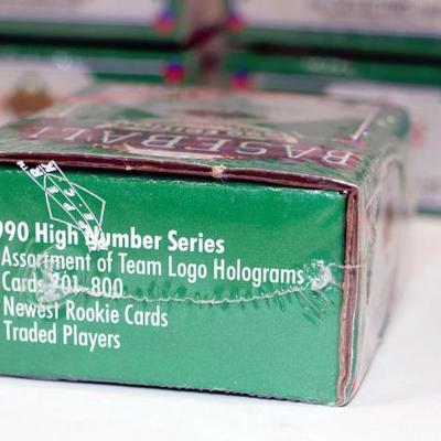 1990 Upper Deck 3-D Team Logo Holograms & Baseball Cards Lot of 6 Packs #612-49