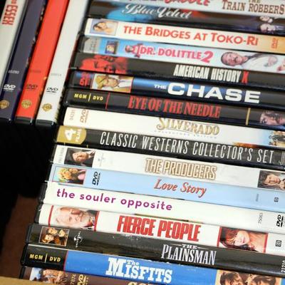 DVD Movies Lot of 50 - Classic Titles - All Original & Mint #612-04