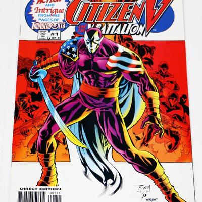 Marvel Comics Citizen And The V-Battalion #1-3 Complete Mini Series Lot #612-23
