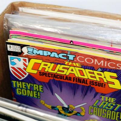 300 Comic Books Lot - Marvel 100, DC 80, Indie 120 - 1 Long Box #612-08