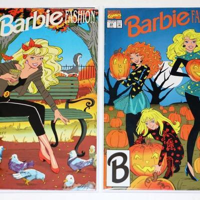 Barbie Fashion Vintage Comic Books Lot of 10 Marvel Comics Lot #529-07