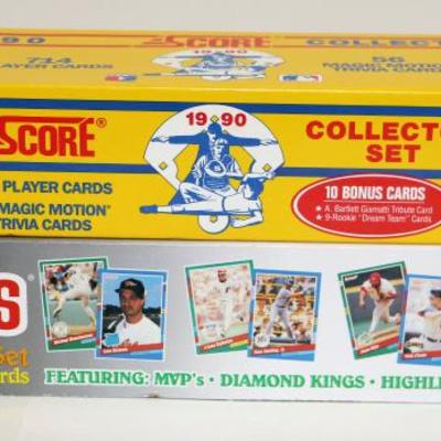 1990 Score + 1991 Donruss Baseball Cards Sets - 2 Boxes Lot #612-48