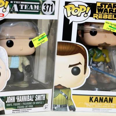 Funko POP! Figurines Lot of 4 - Star Wars A-Team Twilight and more Lot #612-55