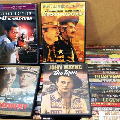 DVD Movies Lot of 50 - Classic Titles - All Original & Mint #612-02
