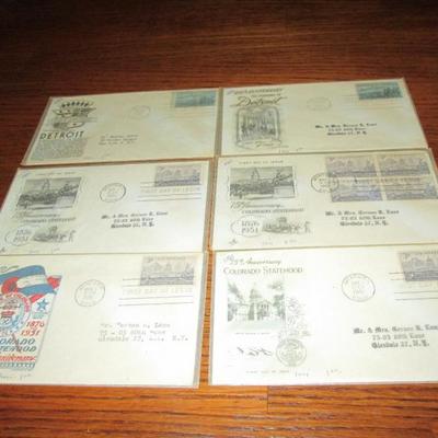 Lot # 20 - (70) Cover 1948 - 1951 First Day Covers