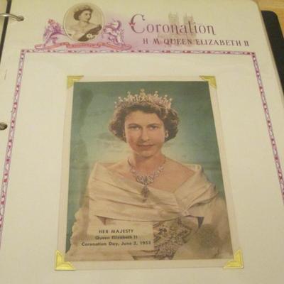 110 - White Ace Coronation Queen Elizabeth II & Royal Tour Stamps