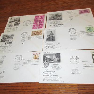 Lot # 41 - (63) 1956 - 1959 First Day Issue Covers