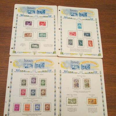 Lot # 1 - Israel Postal Issues Series 1948 - 1960 pages 1 - 34, 43 - 47