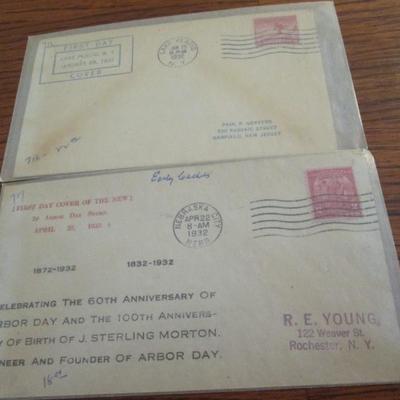 Lot # 36 - 1932 Letters First Day Covers Winter Olympics & Arbor Day Issue