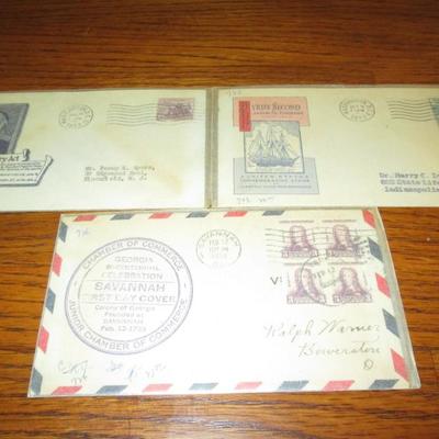 Lot # 39 - 1933 Covers Georgia Bicentennial & Byrd's Antarctica Expedition