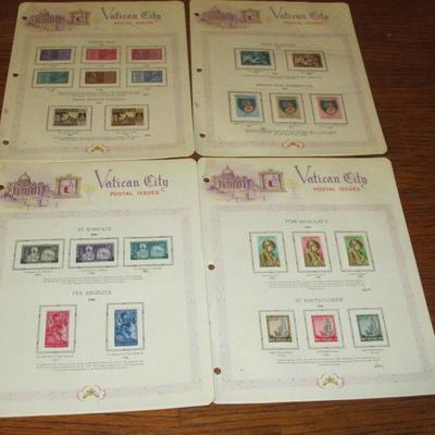 Lot # 6 Vatican City 1929 - 1958 300 + Stamps