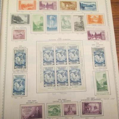 Lot # 72 - United States Global Album Pages 1847 - 1950's