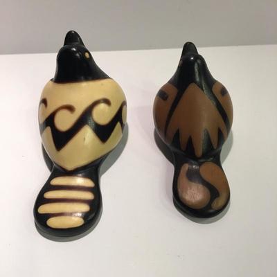 Vintage Miguel Sullon Paz artist hand made birds!