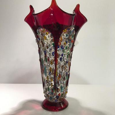 Italian Murano Glass Vase 