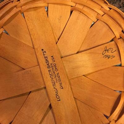 Longaberger Handwoven Basket