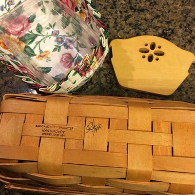 Longaberger Bread Baskets with liners