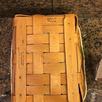 Longaberger Address index cards and basketâ€”brand new