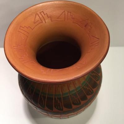 Navaho pottery signed by artist.