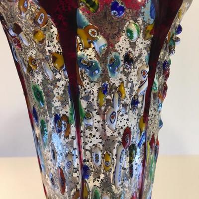Italian Murano Glass Vase 