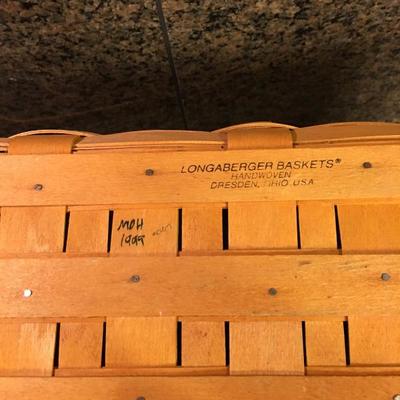 Longaberger picnic basket setâ€” never used