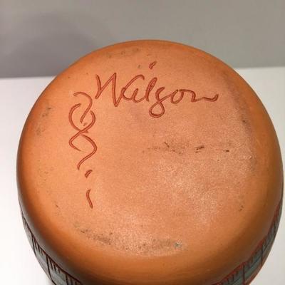 Navaho pottery signed by artist.