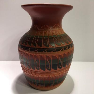Navaho pottery signed by artist.