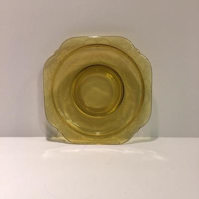 Vintage Amber plate