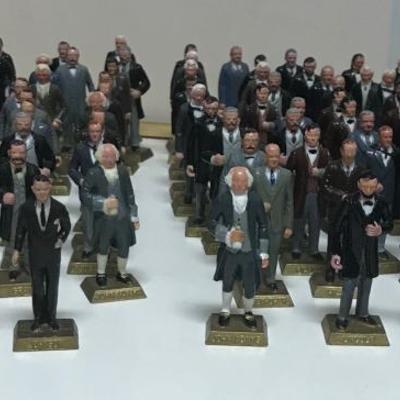 Marx toys U.S. president painted plastic figurines