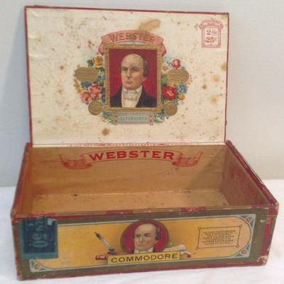 Webster W.C. Co. Cigar Box.