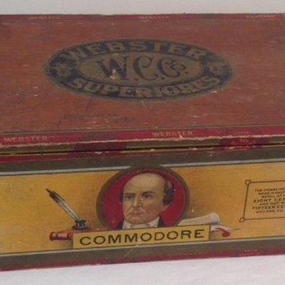 Webster W.C. Co. Cigar Box.