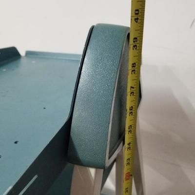 Blue Rolling Tilting Table Tek Lab Cart Model 3
