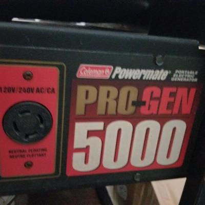 Coleman Powermate Pro-Gen 5000 Generator Seized Motor