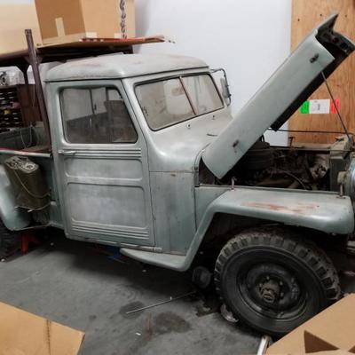 1955 Willys Jeep 4x4 6 Cylinder Pickup Truck