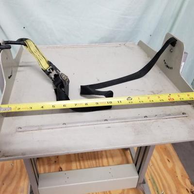 Adjustable Ratchet Strap Rolling Cart