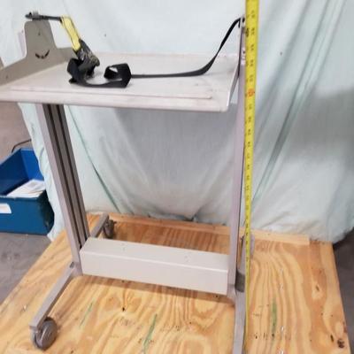 Adjustable Ratchet Strap Rolling Cart