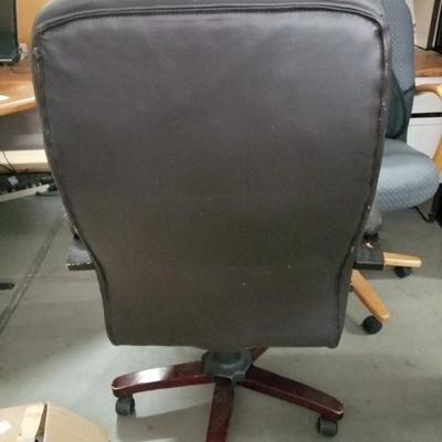 Dark Brown Rolling Office Chair A-75