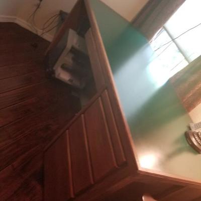 Executive Green Top Office Desk