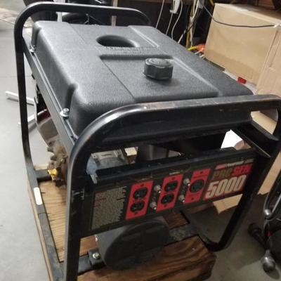 Coleman Powermate Pro-Gen 5000 Generator Seized Motor