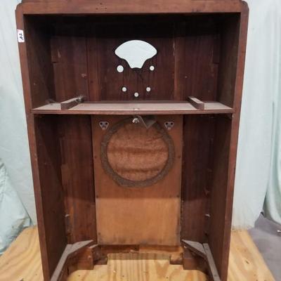 Antique Stand Up Art Deco Floor Radio Shell