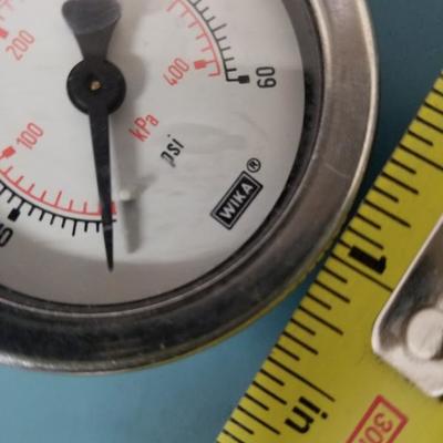 60 PSI WIKA Pressure Gauge