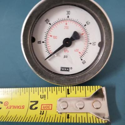 60 PSI WIKA Pressure Gauge