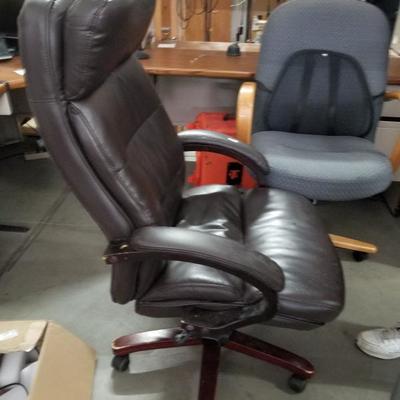 Dark Brown Rolling Office Chair A-75