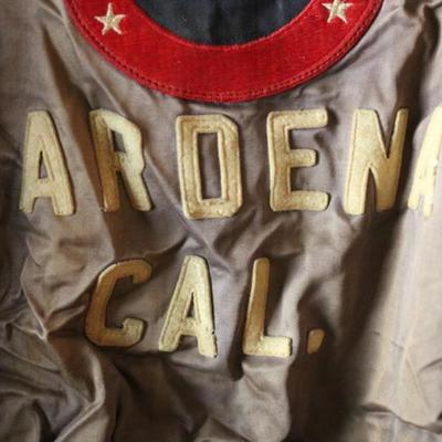 Lot 113: Racing Pit Crew Oil Sponsor Jacket 1950's