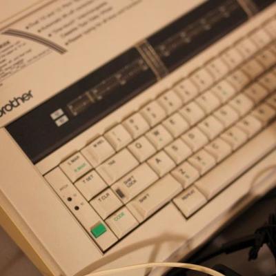 Lot 47: Brother Typewriter, Phone, Misc. Items