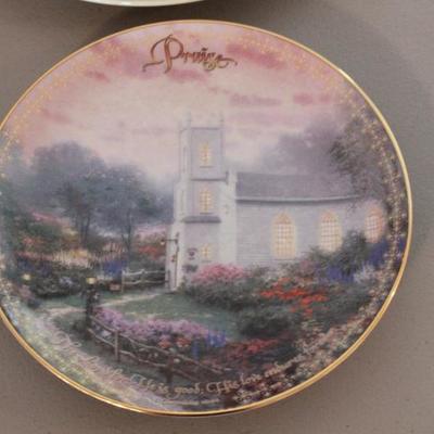 Lot 1: 9 Piece Collectible Plates